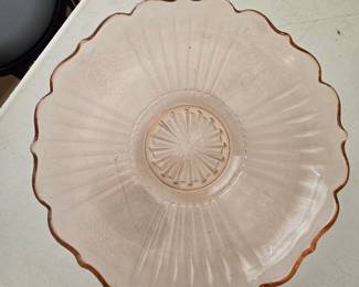 Vintage Pink Depression Glass