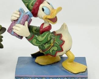 90 JimShoresDonaldDuckSantasCuriousHelperFigurine