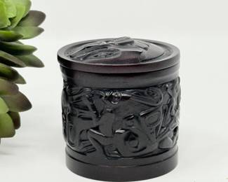 38 VintageBOMALiddedTrinketBox