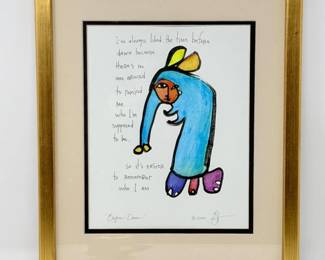 54 BrianAndreas2001WatercolorInkPrintBeforeDawnSigned