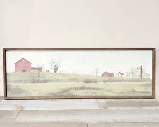 125 FramedRedBarnPrint