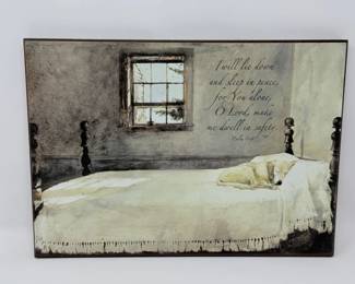 117 AndrewWyeth1965PrintMasterBedroomPlaque