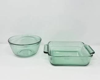 18 AnchorHockingAppleGreenBakingDishes