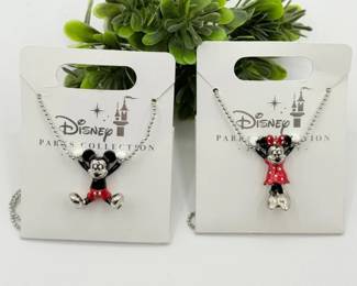 63 DisneyMickeyMinnieMouse3DCharmsNecklaces