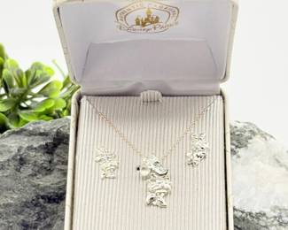 25 DisneyMinnieMouseNecklaceEarrings