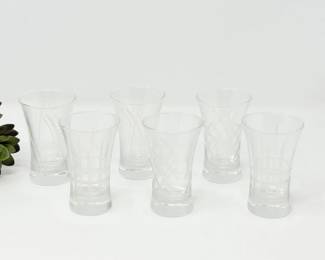 69 EtchedDesignShotGlasses