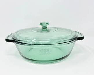 19 AnchorHockingAppleGreenCasseroleDish