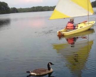 1972 Snark Sunfish 1 person Sailboat 11feet length  $300