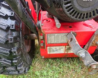 Craftsman SB470 28" two-stage snowblower, purchased 2021, serviced regularly. Normal amount of rust for a working machine. Needs transmission cable. $300