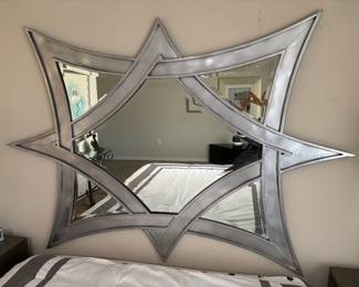 Starburst Beveled Mirror, 6' X 4', Vertical/Horizontal 