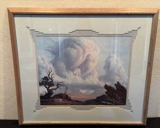 Sacred Ground By Native American Artist Rod Bearcloud Berry, 1994
