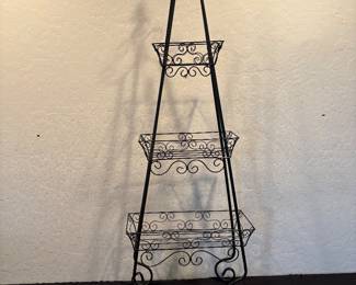 Wrought Iron Display Stand