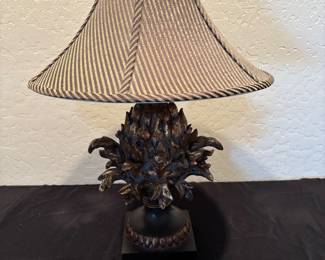 Hollywood Regency, Italian Style Artichoke Lamp, Frederick Cooper