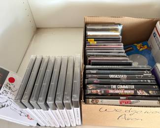 CD's VHS's