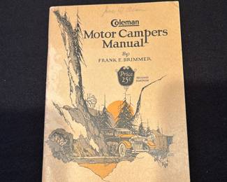 Vintage Coleman's Camper Manual