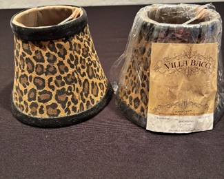 2-Leopard-Style Lamp Shades