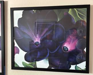 Georgia O'Keefe Framed Floral Wall Art