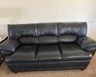 80" Sofa, Italian Leather, Great Condition & Very Comfortable!