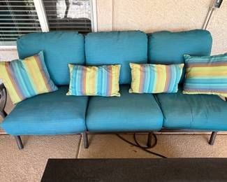 Tropitone Patio Furnishings; 80" Sofa & 2-Chairs, 1980's-1990's