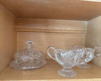 Crystal & Cut Glass Serving Pieces