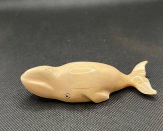  Bone Carving of Whale