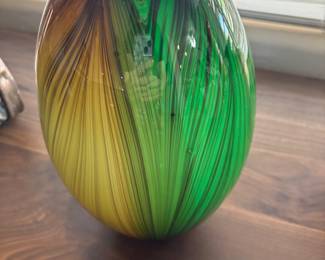 Crate & Barrel Decorative Glass Vase