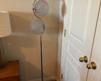  Crystal-Globe Floor Lamp