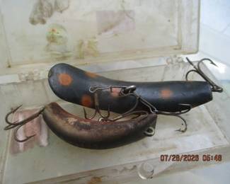 Vintage fishing lures