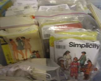 Vintage patterns including lot of costume patterns