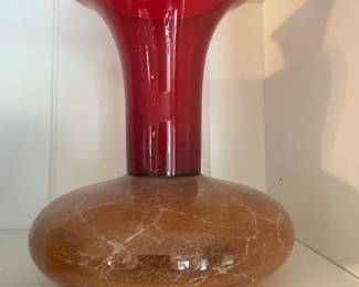 Kenny Pieper Art Glass 8.5" tall