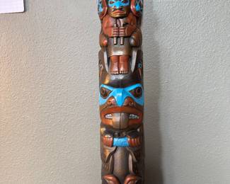 limited edition bronze totem by Preston Singletary