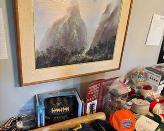 original painting titled "Ipo Valley" by Michael Powell