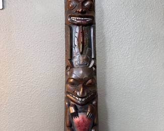 limited edition bronze totem by Preston Singletary