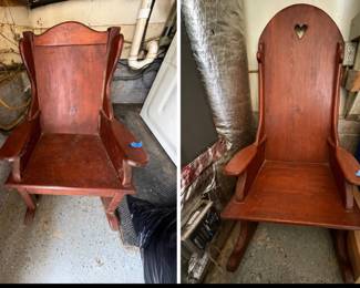 Children’s wooden rockers 