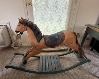 Vintage rocking horse 