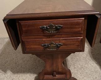 Winged End Table