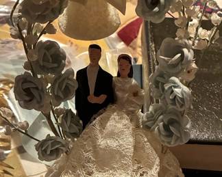 Vintage Wedding Cake Topper