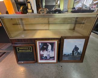 Artwork, Glass Top Showcase