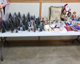 Holiday, Decor, Vintage Christmas, Folding Tables, MCM