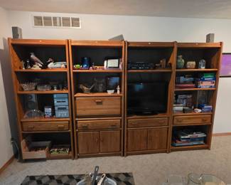 Entertainment Center, TV, Electronics, Games, DVDs, Collectibles, Ducks Unlimited, Eagles