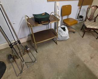 Rolling Cart, Vintage Office Chair, Evening Chair