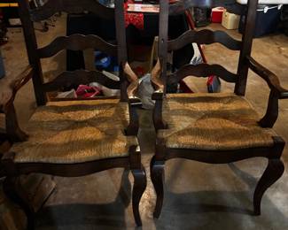 French ladderback chairs 