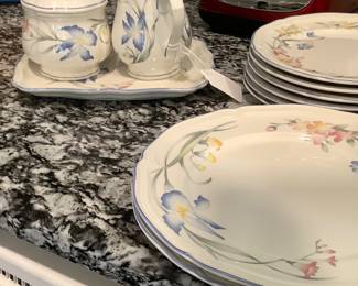 This is the pattern and has several pieces and serving pieces.