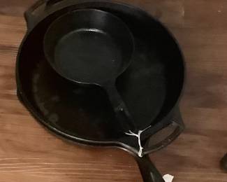 Iron frying pans. Great condition.