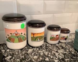 VILLEROY & Boch canister set.