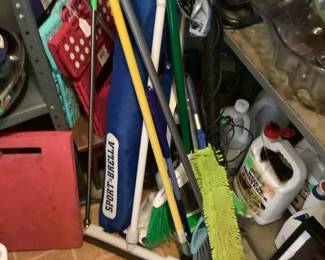 Cleaning tools.