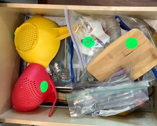 Just a few of kitchen items.
