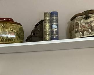 Just a few of the decoupage purses available.  Different prices.