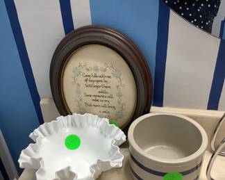Pottery and Fenton.