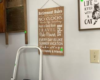 Cute signs for laundry room.
